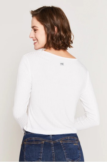 POLERA LISTADA CORTE