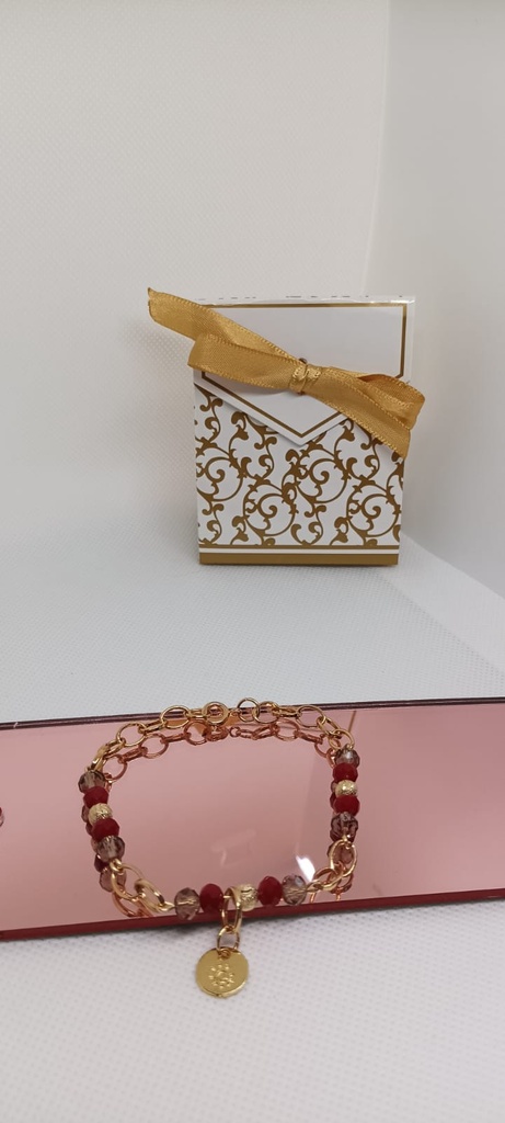 PULSERA BAÑO DE ORO P-23