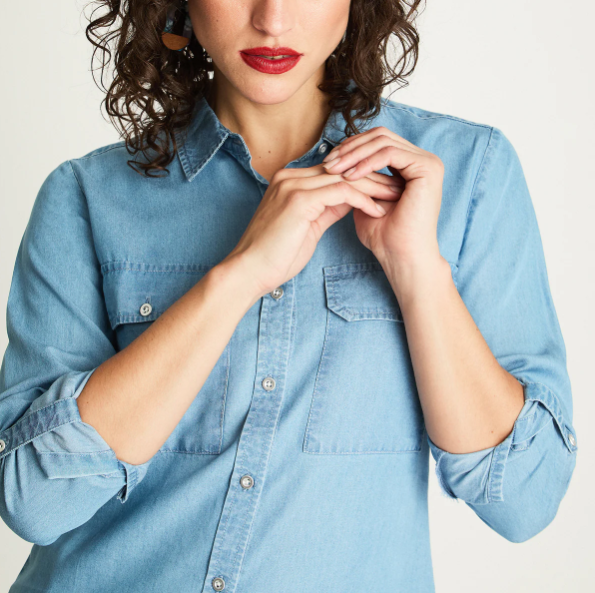 BLUSA LYOCELL DENIM